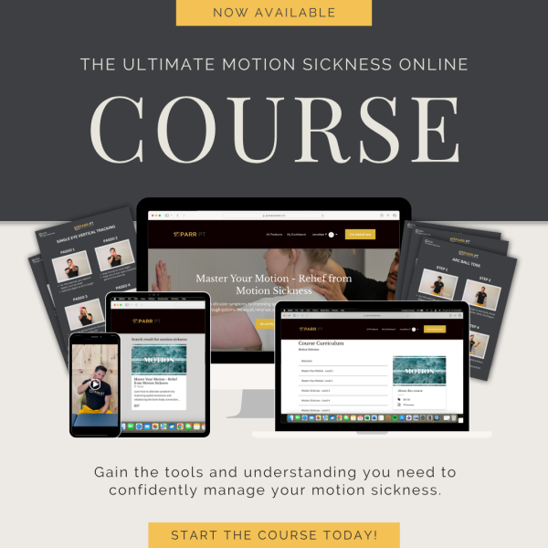 online motion sickness course launch parr pt