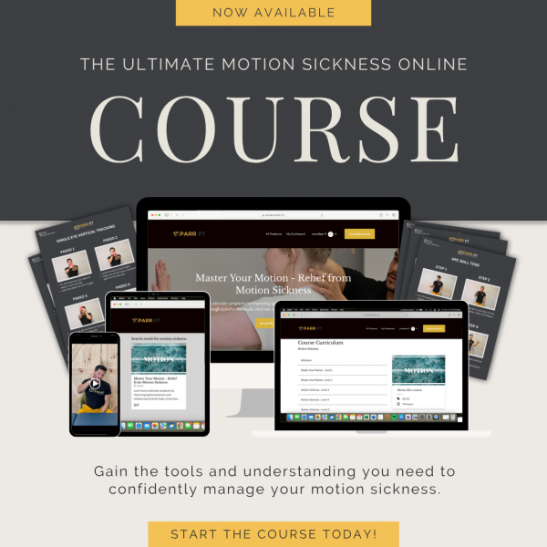 online motion sickness course launch parr pt