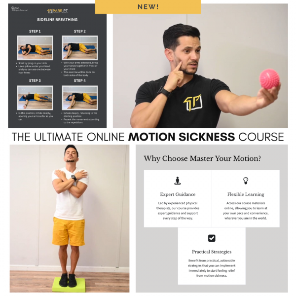 motion sickness online course parr pt